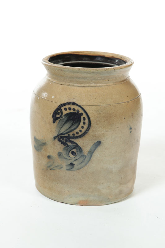 STONEWARE CROCK.  American  2nd