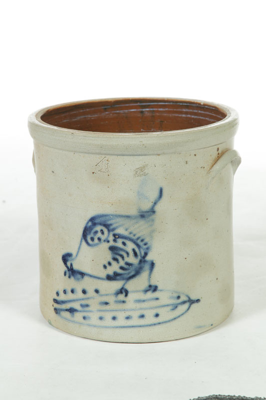 STONEWARE CROCK.  American  2nd