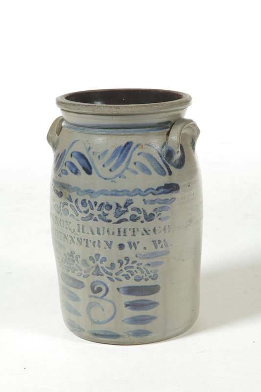 STONEWARE CROCK.  American  3rd