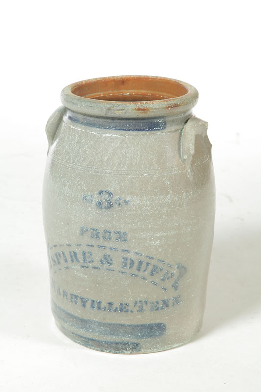 STONEWARE CROCK.  American  3rd