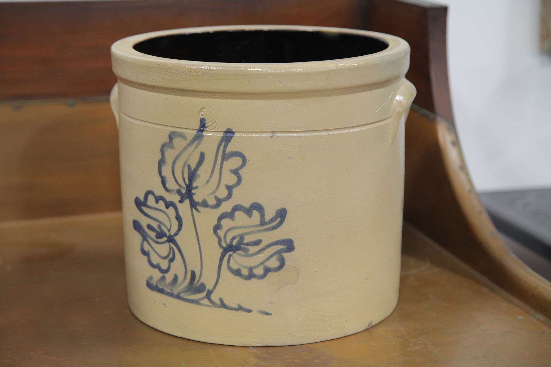 STONEWARE CROCK.  American  early