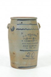 ***STONEWARE CROCK.  American