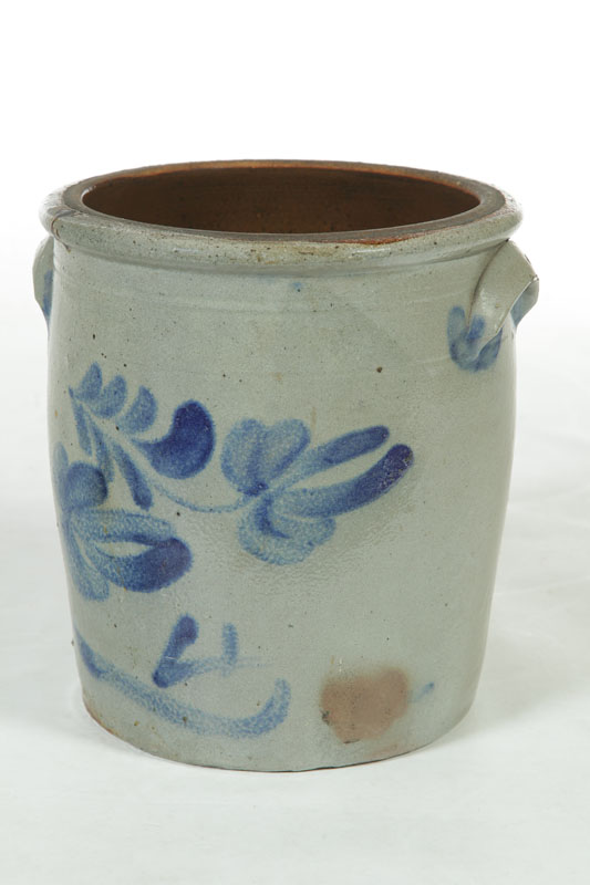STONEWARE CROCK.  American  mid