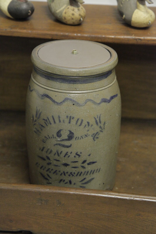 STONEWARE CROCK. Hamilton &