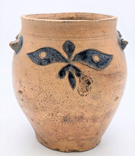 STONEWARE CROCK HAVING INCISED