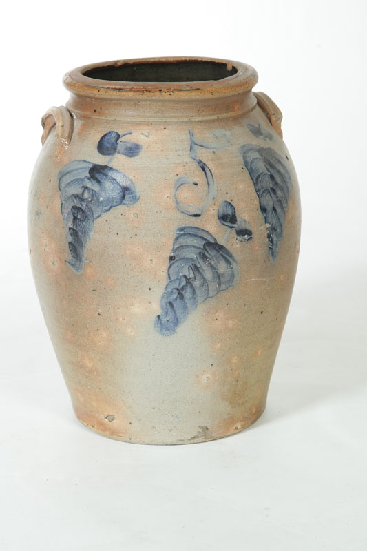 STONEWARE CROCK.  Probably Ohio 