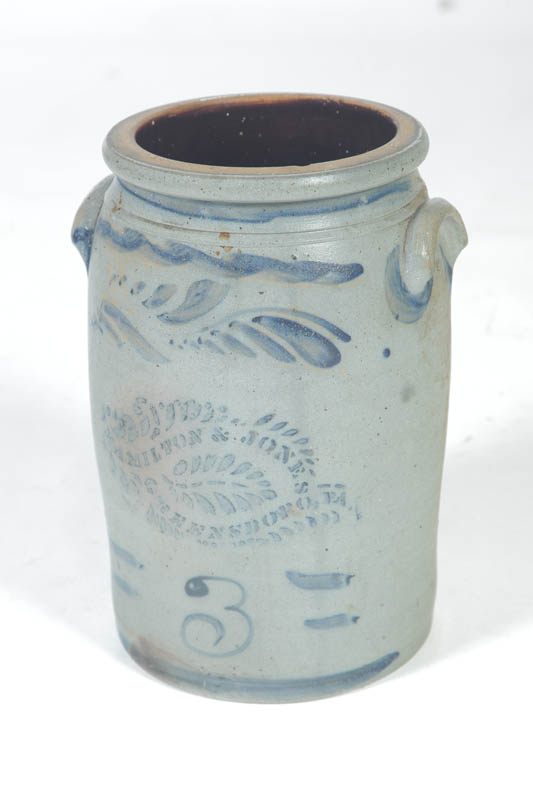 STONEWARE CROCK.  Second
