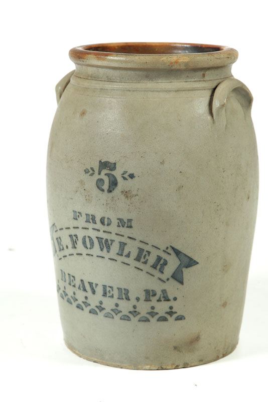 STONEWARE CROCK.  Western