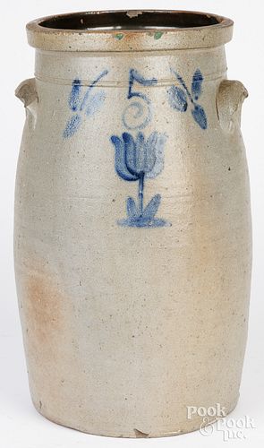 STONEWARE FIVE-GALLON BUTTER
