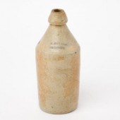 STONEWARE GINGER BEER BOTTLE,