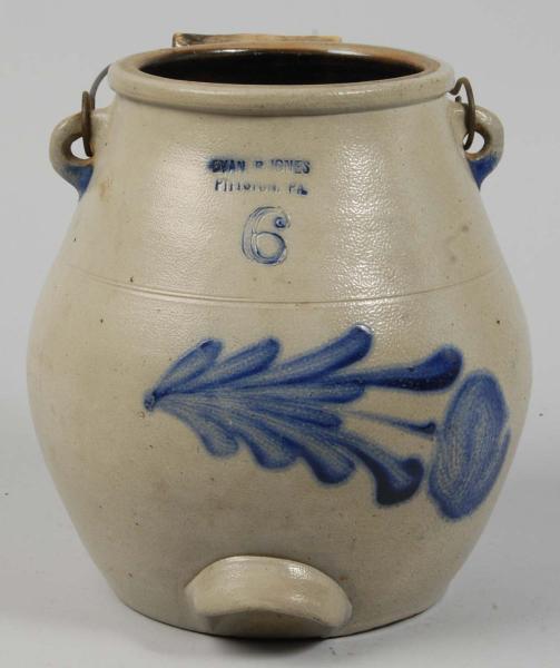 Stoneware Handled Jug.  Description