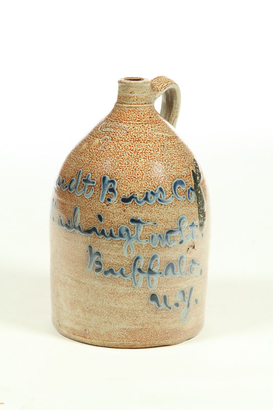 STONEWARE JUG.  American  2nd
