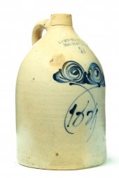 STONEWARE JUG.  American  2nd