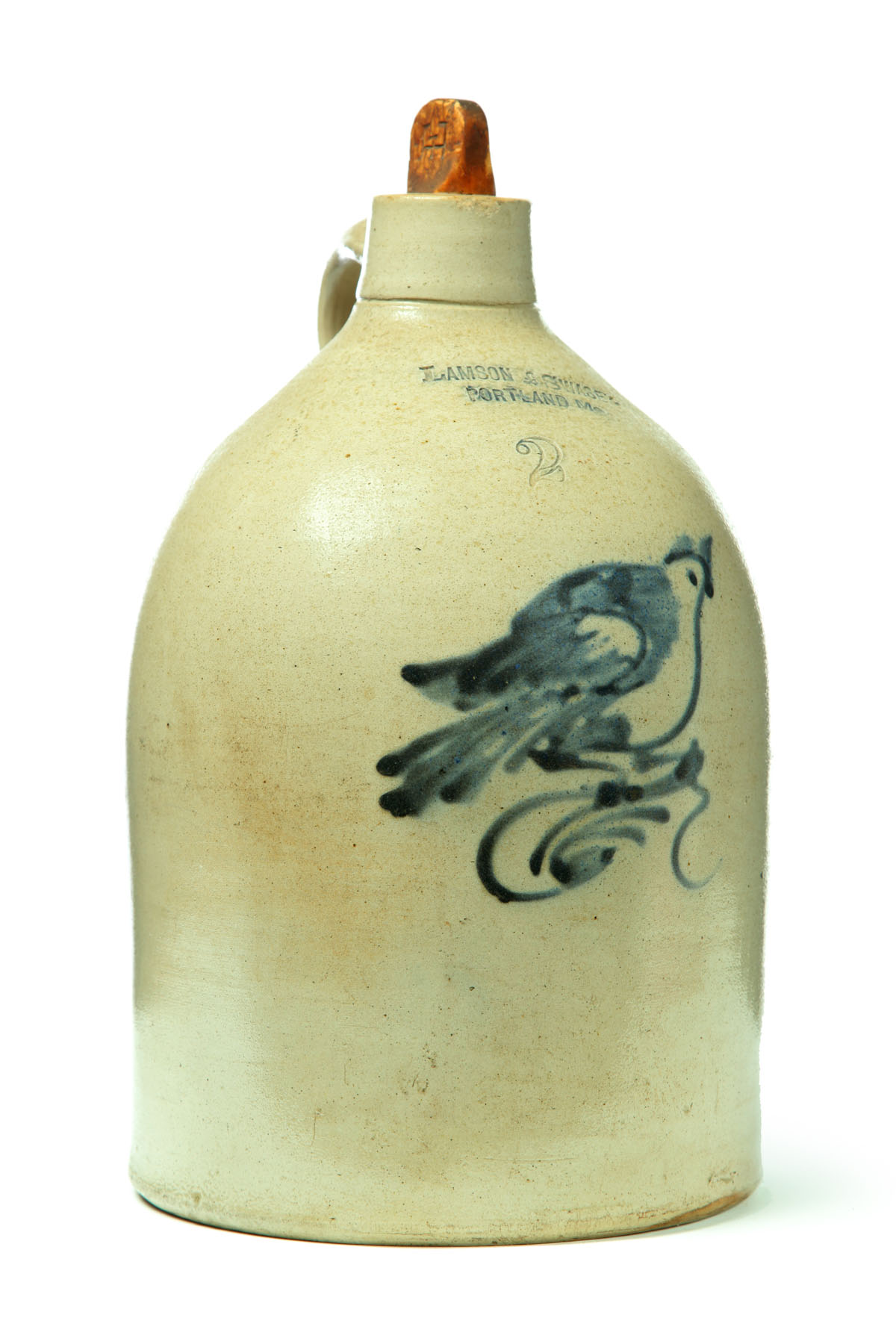 STONEWARE JUG.  American  2nd