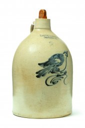STONEWARE JUG.  American  2nd