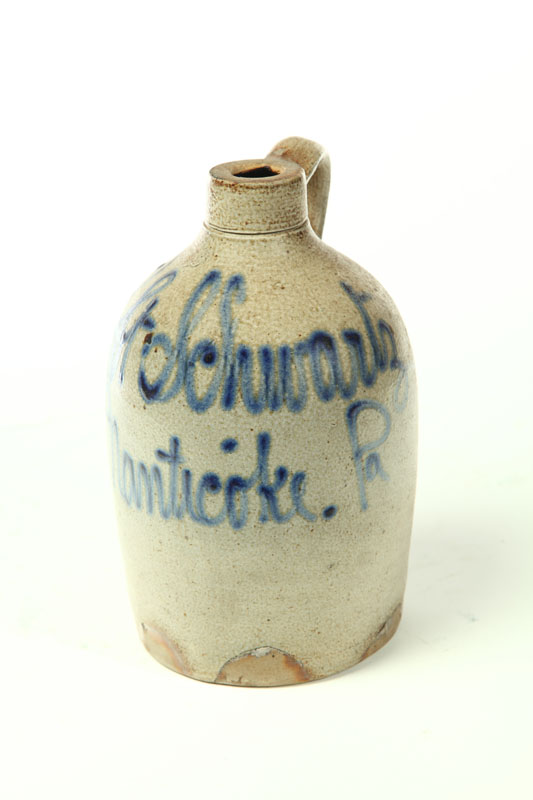 STONEWARE JUG.  American  2nd