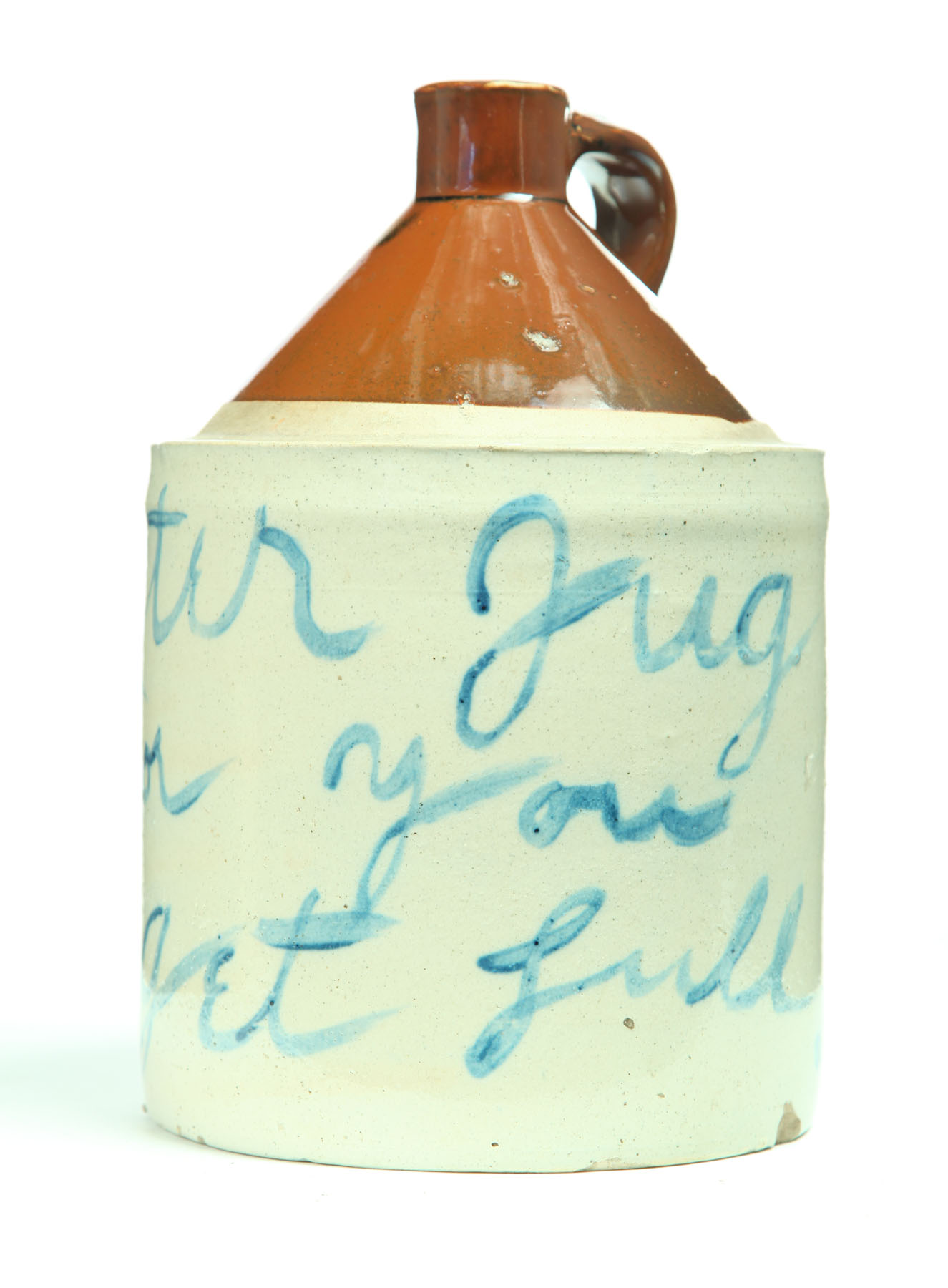STONEWARE JUG.  American  late 19th