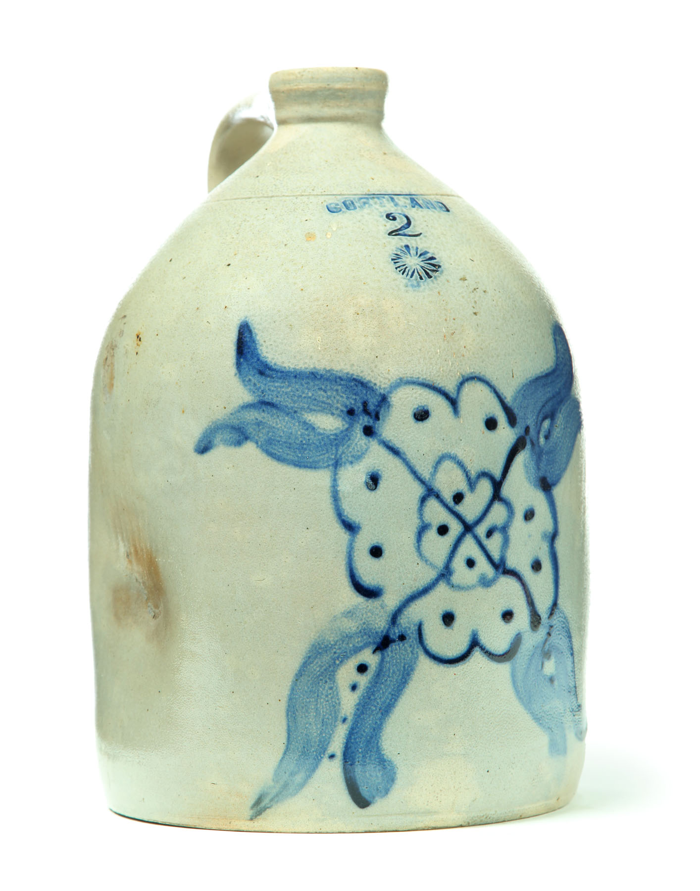 STONEWARE JUG.  American  mid
