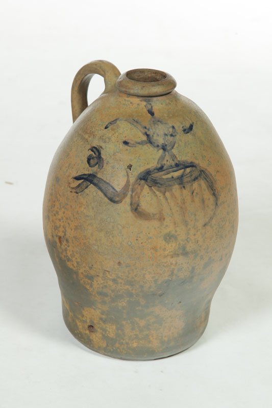 STONEWARE JUG.  American  mid