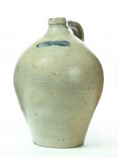STONEWARE JUG.  Calvin Merrill