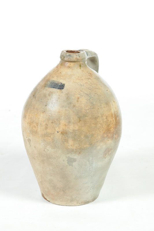 STONEWARE JUG.  Ohio  mid 19th
