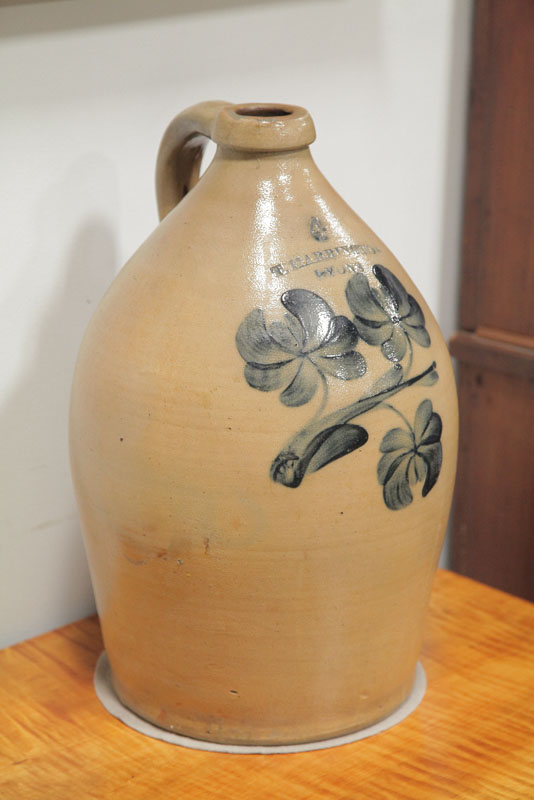 STONEWARE JUG. T. Harrington  Lyons