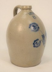 STONEWARE JUG, THREE GALLON, E
