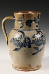 STONEWARE PITCHER - 1840s Ston