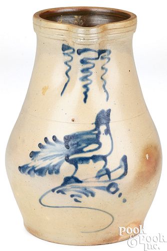 STONEWARE PITCHER, 19TH C.Stoneware