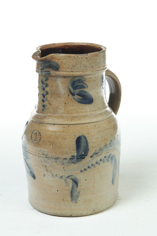 STONEWARE PITCHER.  American  mid
