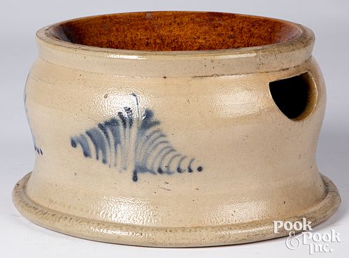 STONEWARE SPITTOON, 19TH C.,