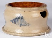 STONEWARE SPITTOON, 19TH C., P