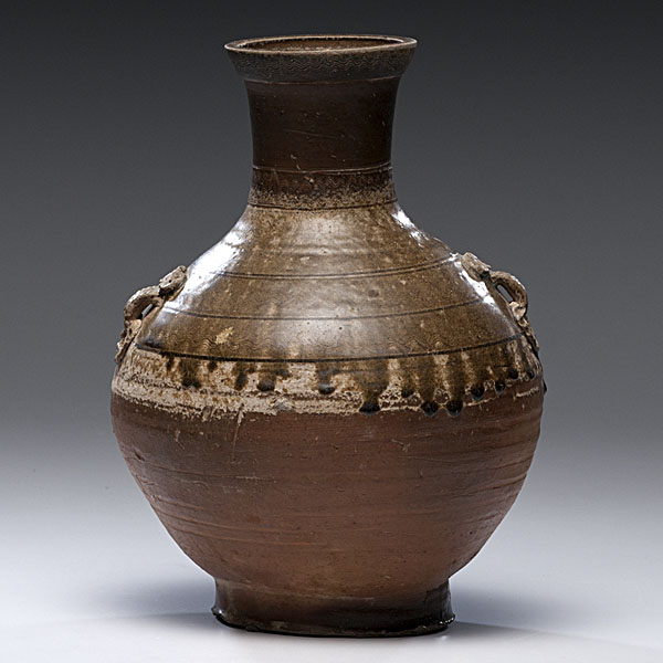 Stoneware Vessel a two-handled