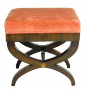 STOOL, 19TH C., KLISMOS STYLE