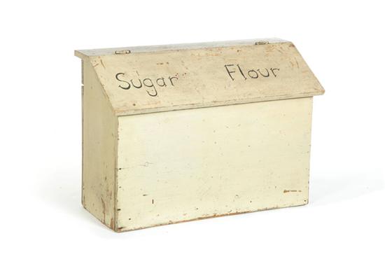 STORAGE BIN.  American  late 19th