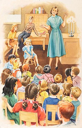 STORY TIME AT THE LIBRARYBreuer,