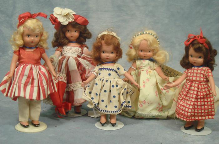 Storybook Doll lot, set of 5,