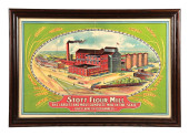 STOTT FLOUR MILL LITHOGRAPH W/