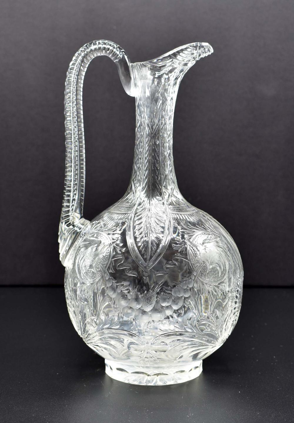 STOURBRIDGE ROCK CRYSTAL ENGRAVED