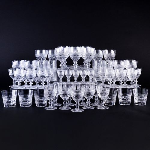 STR. LOUIS CUT GLASS STEMWARE