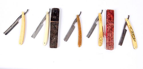 STRAIGHT RAZORSFIVE STRAIGHT RAZORS