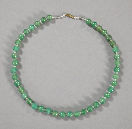 Strand of Green Serpentine
