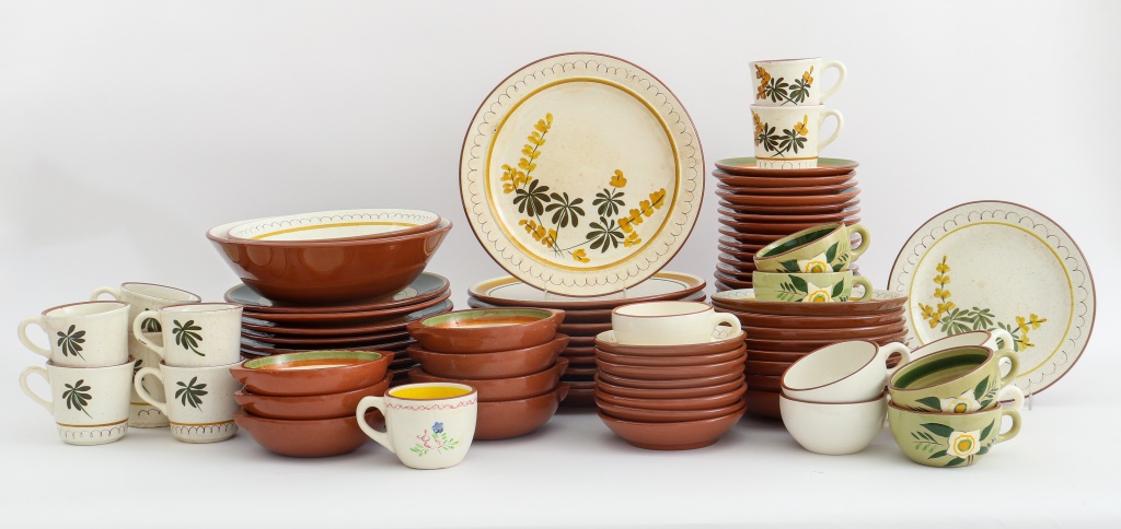 STRANGL MIXED PATTERN POTTERY