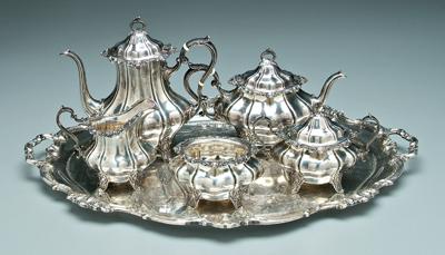 Strasbourg sterling tea service: