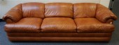 STRATFORD BROWN VINYL UPHOLSTE