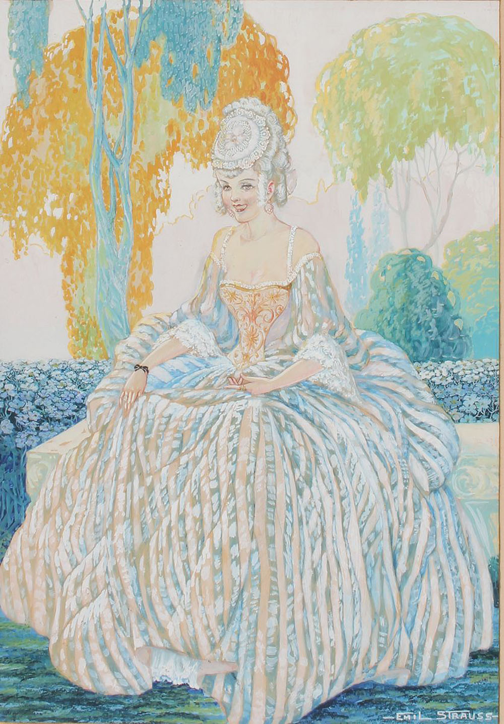 STRAUSS, Emil, (German, 1866-1960):