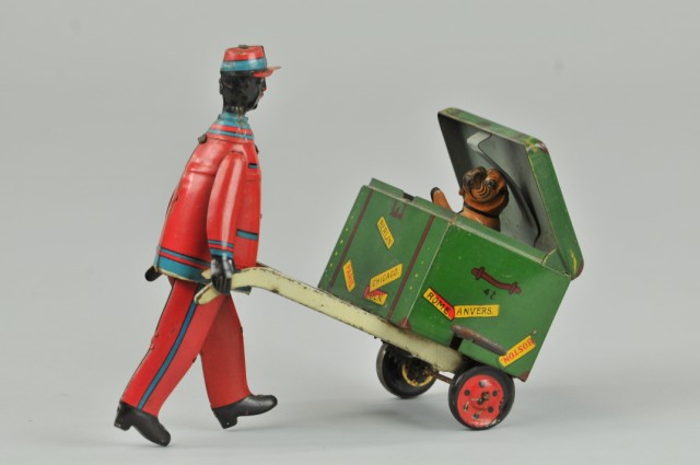 STRAUSS RED CAP PORTER WITH LUGGAGE