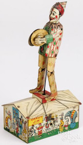 STRAUSS TIN LITHOGRAPH WIND-UP