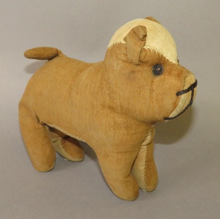 STRAW STUFFED MAKE-DO TOY DOGca.