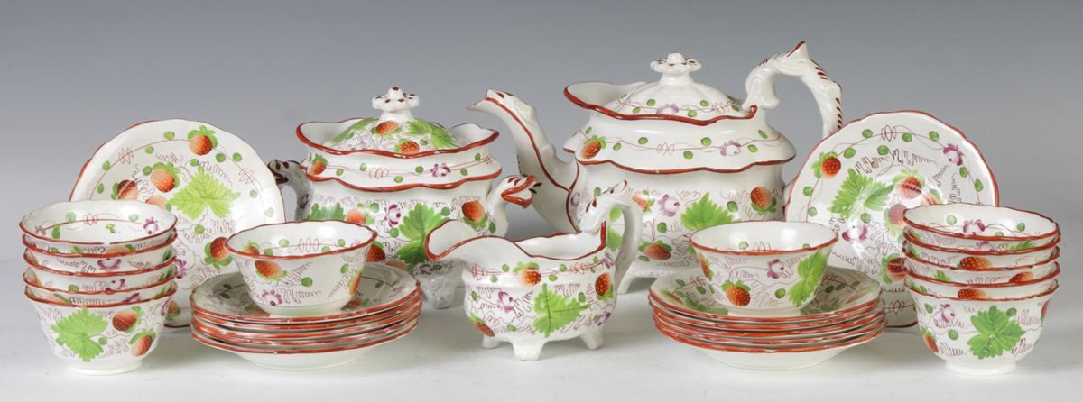 Strawberry Soft Paste Tea Set Early